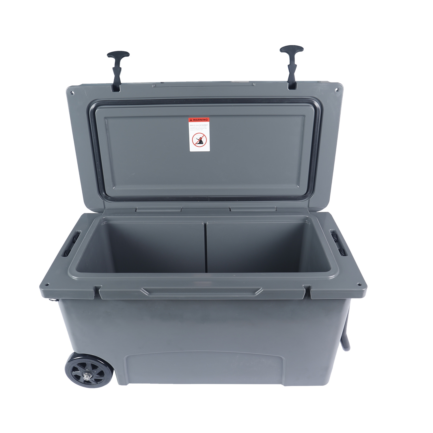 Enfriadores de bolas de nieve con ruedas para acampar, pescar, cazar, barbacoas y actividades al aire libre, 79QT(75L)