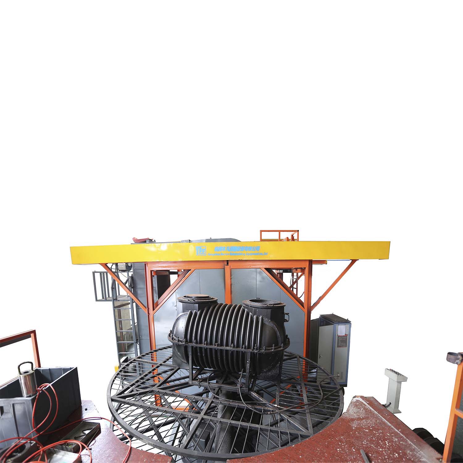 Máquina de moldeo rotacional de 4 brazos para barco de pesca a la venta